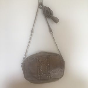 Grey crossbody bag